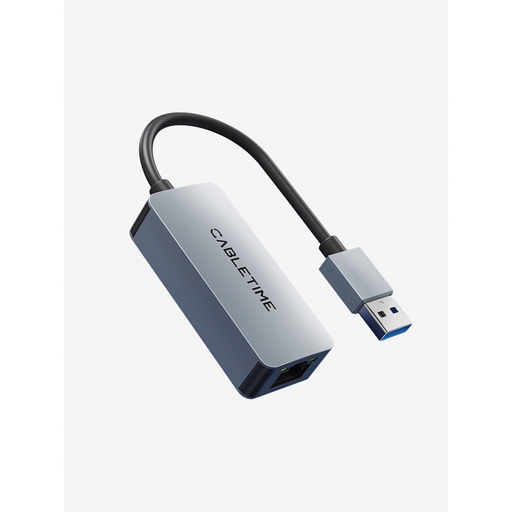 Cable Time - USB-A to Ethernet Adapter 2.5Gbps / Space Gray 