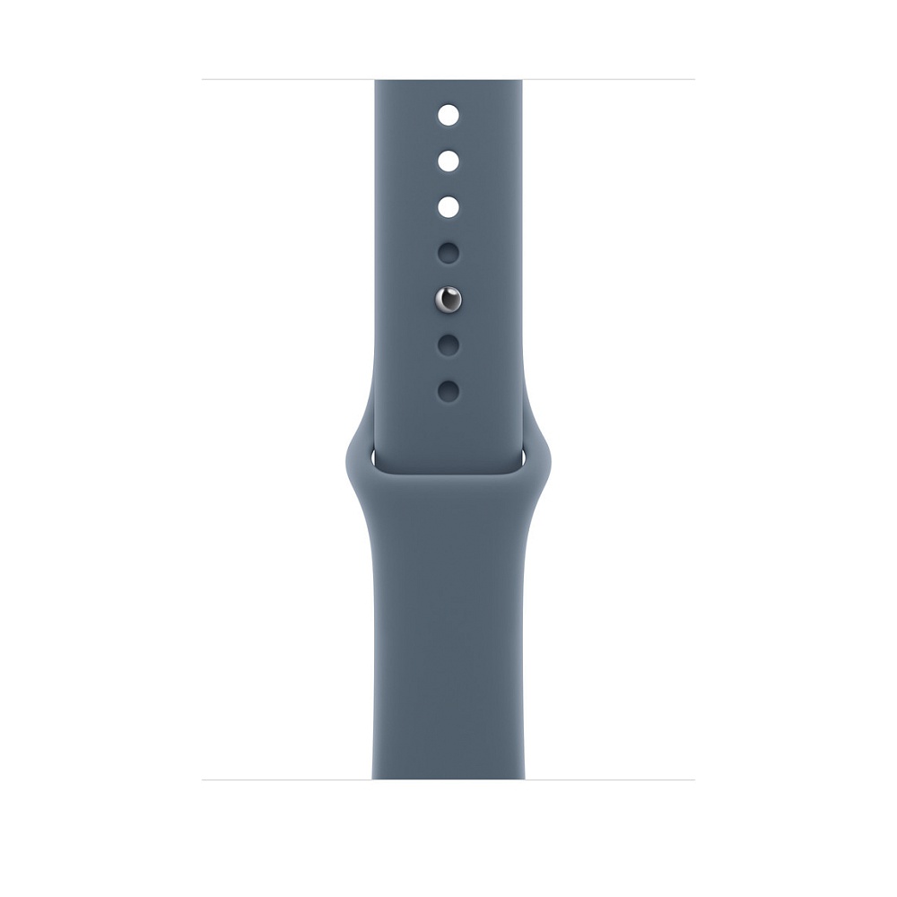 רצועת ספורט מקורית ל-Apple Watch 46 מ״מ בצבע Clementine, עשויה פלואורואלסטומר רך ועמיד עם סגירת Pin-and-Tuck להתאמה נוחה ובטוחה לשימוש יומיומי.