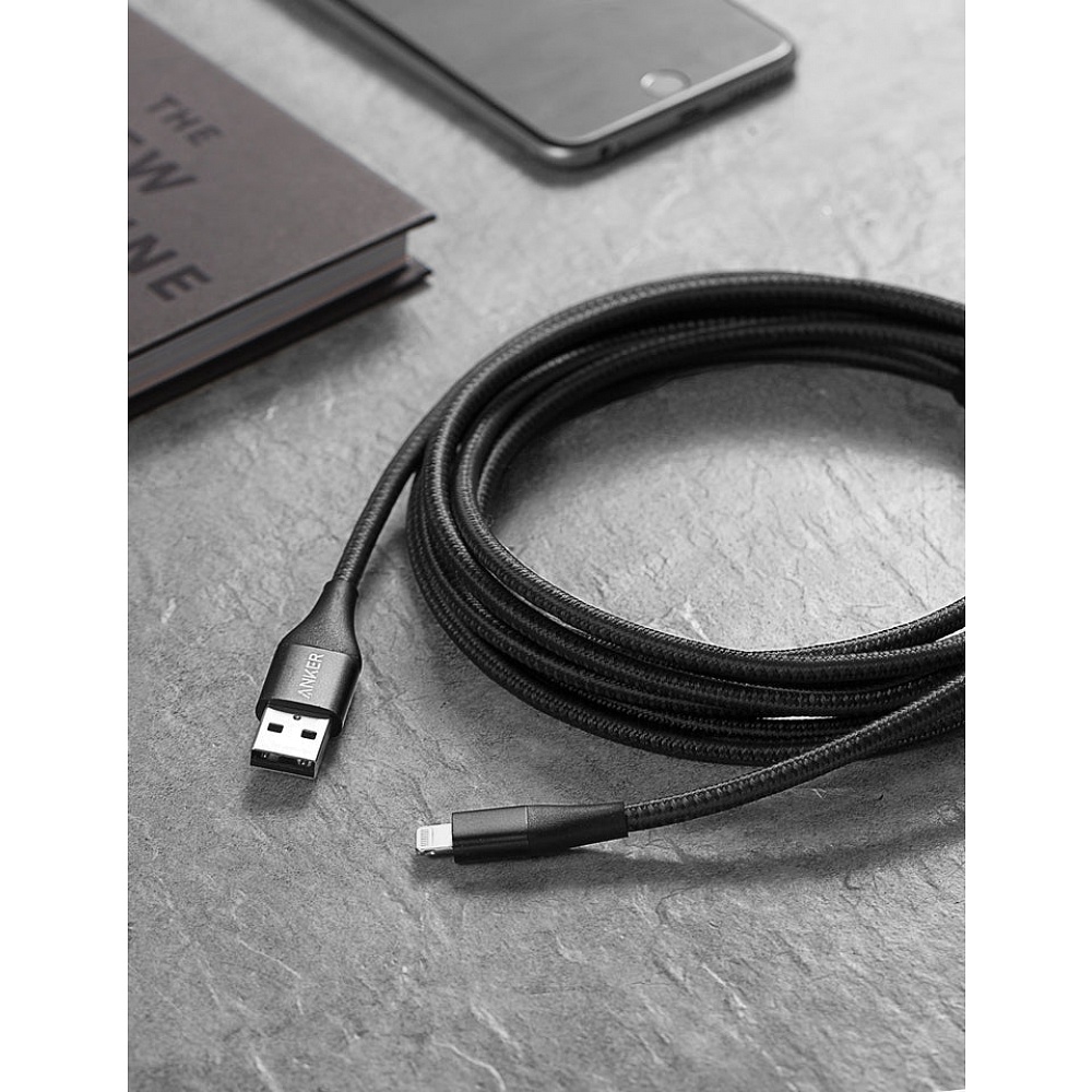 Anker - USB-A to Lightning Cable (1m) / Black