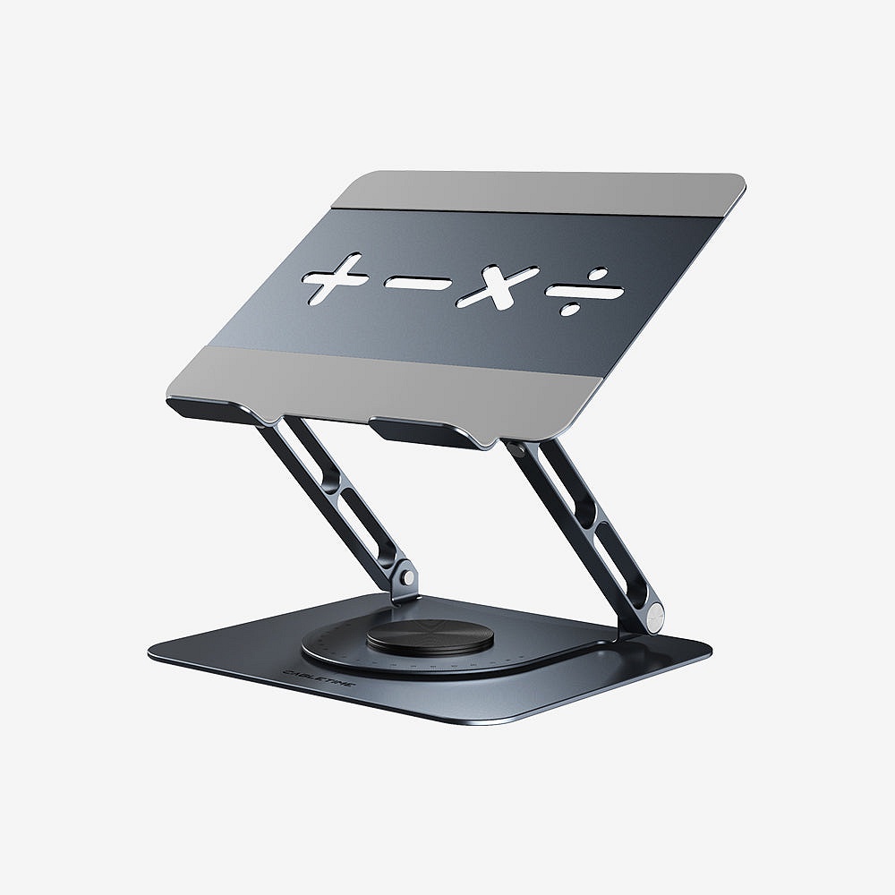 Cable Time - X 360 Rotatable Laptop Stand / Silver 