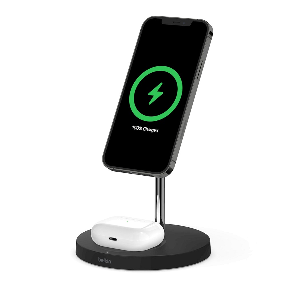 Belkin - BOOST↑CHARGE™ PRO 2in1 Wireless Charger with MagSafe
