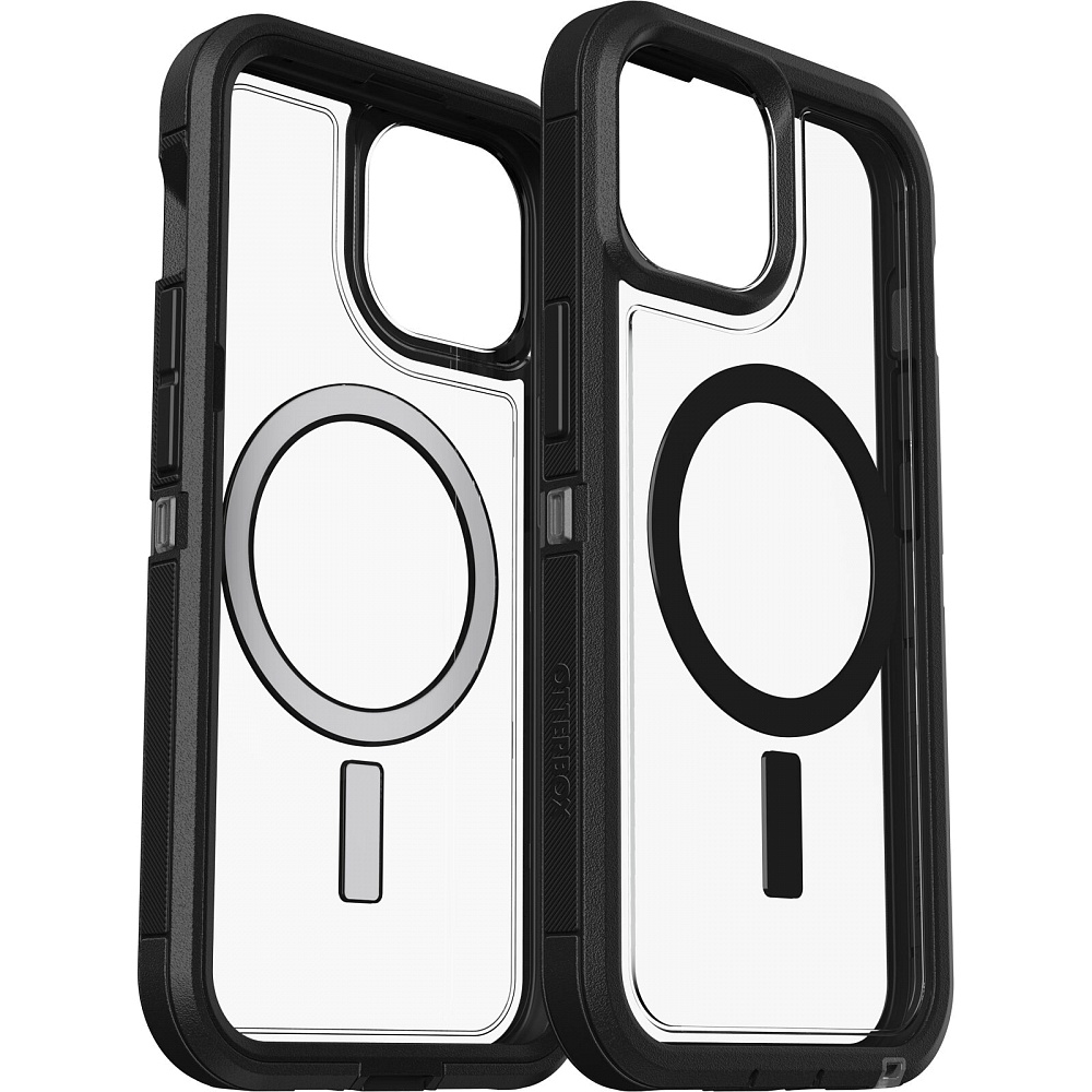 Otterbox Defender XT MagSafe for iPhone 15 Clear Black