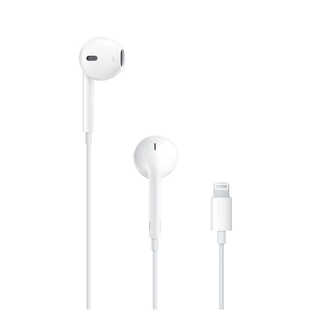 Apple EarPods with Lightning Connector White תצוגה