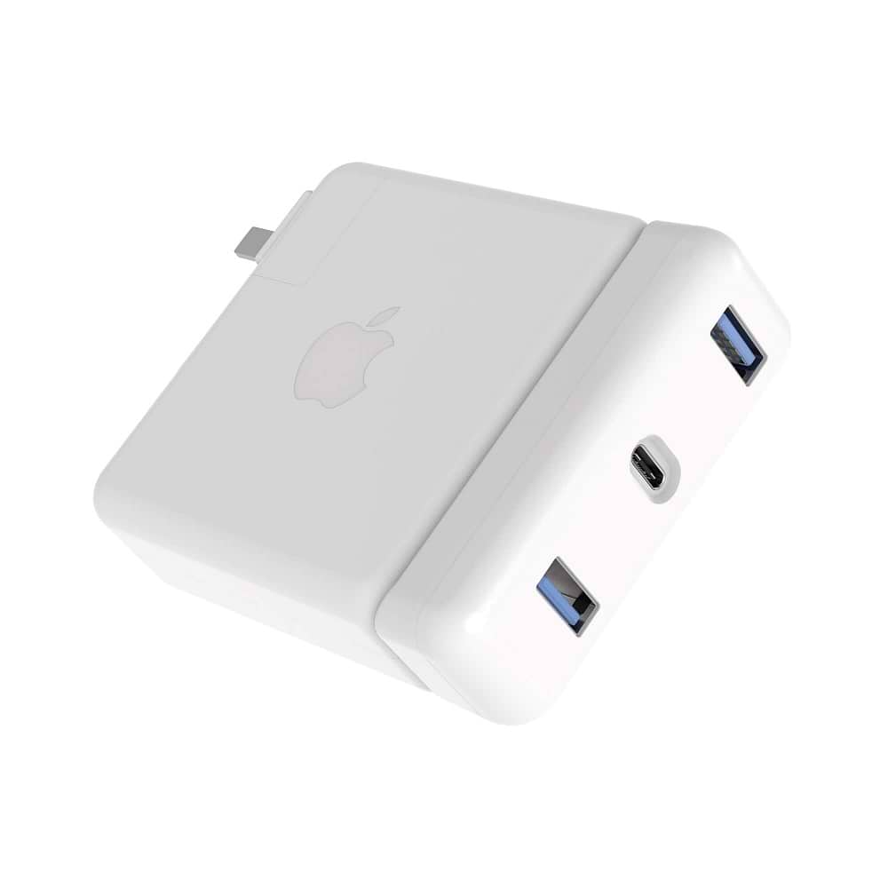HyperDrive - USB-C  Hub for Apple 87W Power Adapter / White