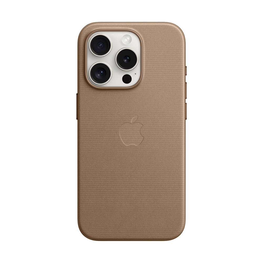 Apple iPhone 15 Pro FineWoven Case with MagSafe taupe