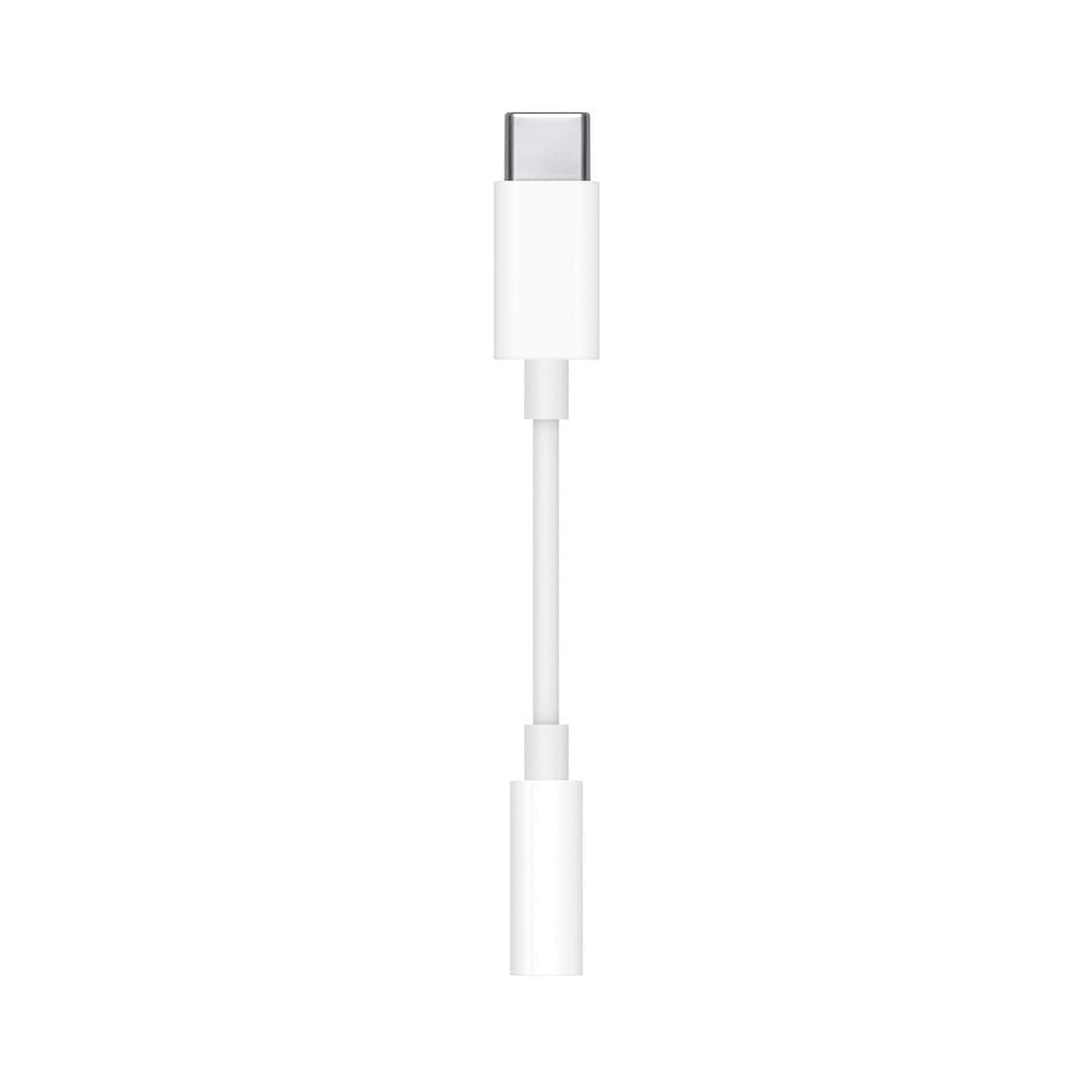 Apple - USB-C to 3.5 mm Headphone Jack Adapter / White