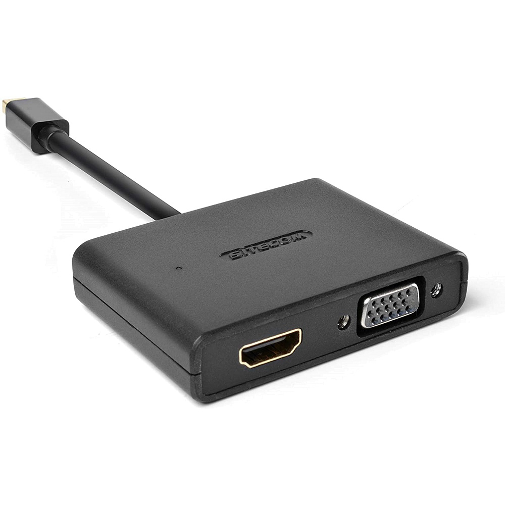 Sitecom - Mini DisplayPort to HDMI/VGA 2-in-1 Adapter / Black