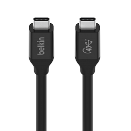 Belkin - CONNECT USB4 USB-C Cable 0.8m / Black