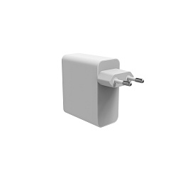mophie - 100W Power Adapter (2 USB-C Ports) / White