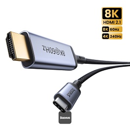 Baseus - High Definition Series Type-C to HDMI 8K Cable (1.5m) / Black