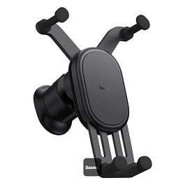 Baseus - Stable Gravitational Car Mount Air for Air Outlet / Black