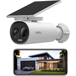 Imou - Cell 3C Camera with Solar Panel / White