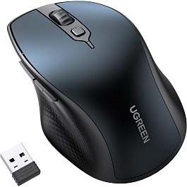 UGREEN - Ergonomic Contoured-Shape Design Wireless Mouse 