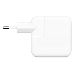 Apple - 35W Dual USB-C Port Power Adapter / White