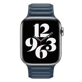 Apple - 44mm Leather Link