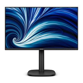 Philips - 23.8-inch Full HD Display with USB-C Docking and Speakers (24B2U3301) / Black