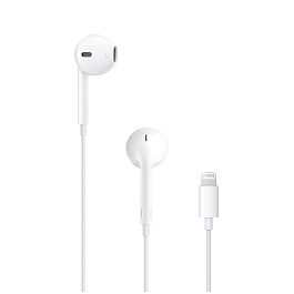 Apple - EarPods with Lightning Connector / White *תצוגה*