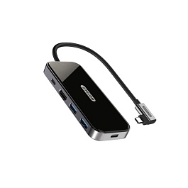 Sitecom - USB-C to HDMI Adapter + 1x USB-C + 2x USB-A (with USB-C Power Delivery 100W) / Black