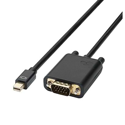 Mini DisplayPort to VGA 3m Cable Black