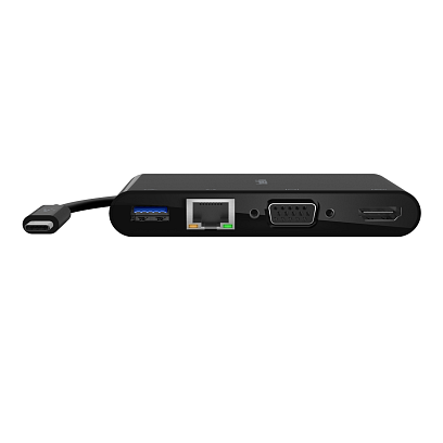 Belkin - USB-C Multimedia Adapter / Black Black