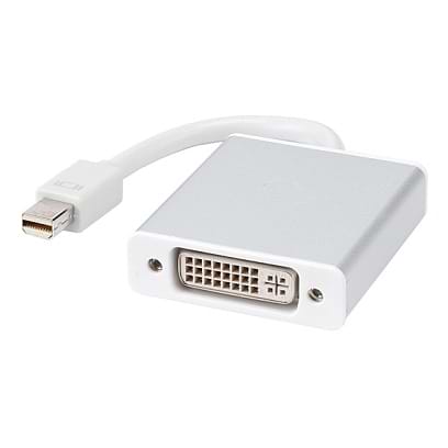 Mini DisplayPort to DVI Adapter White