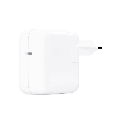 Apple - 30W USB-C Power Adapter / White White