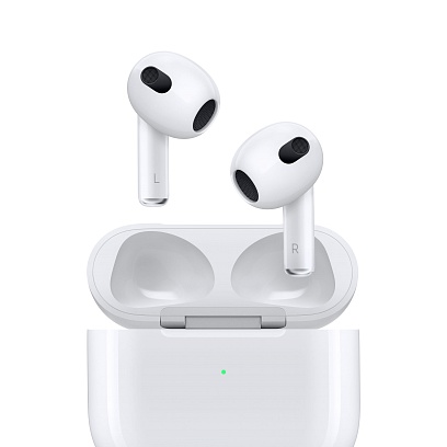 Apple - AirPods (3rd generation) / MagSafe Charging Case White
