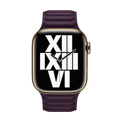 Apple - 41mm Leather Link 