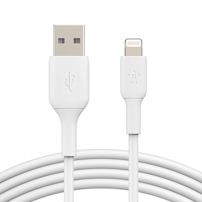 Belkin - Lightning to USB-A Cable (3m) / White White