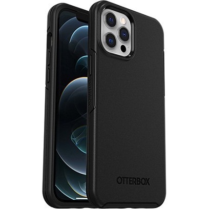 Otterbox - Symmetry MagSafe for iPhone 12 Pro Max / Black Black