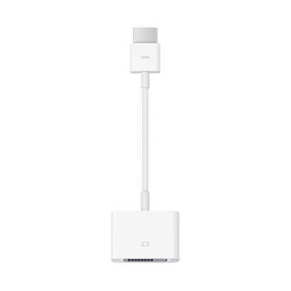 Apple HDMI to DVI Adapter White