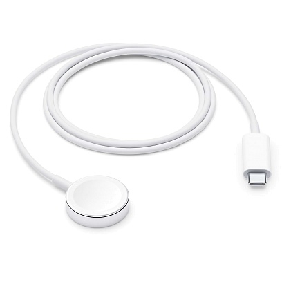 Apple - Apple Magnetic Charger to USB-C Cable (1m) / White White
