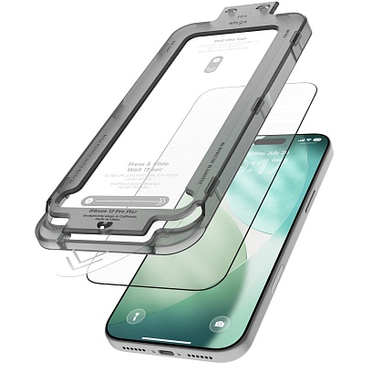 elago - Tempered Glass Compatible for iPhone 17 Series with Easy Install Kit / Clear  
