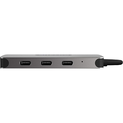 Sitecom - USB-C Hub 4 Port USB-C with PD (10Gbps) 100W PD / Aluminum Aluminum