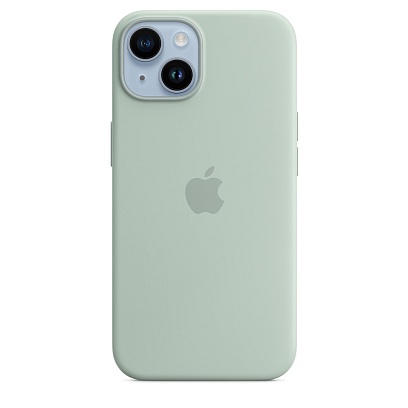 Apple - Silicone Case with MagSafe for iPhone 14 Plus 