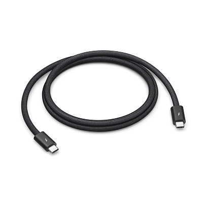 Apple - Thunderbolt 4 (USB-C) Pro Cable (1m) / Black Black
