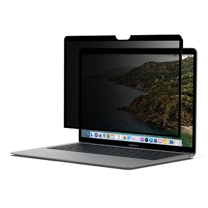 Belkin - True Privacy Screen Protector for MacBook Pro 13/MacBook Air 13 / Black Black