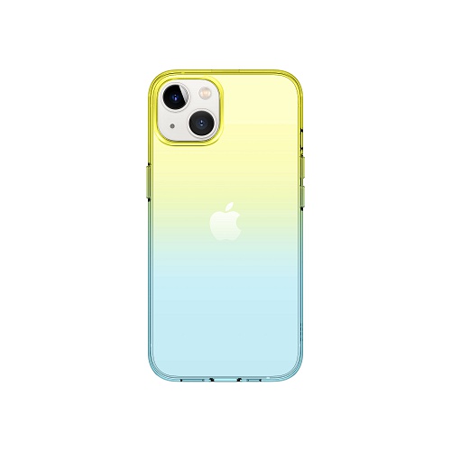 elago - Aurora Case for iPhone 13 / Yellow/Blue