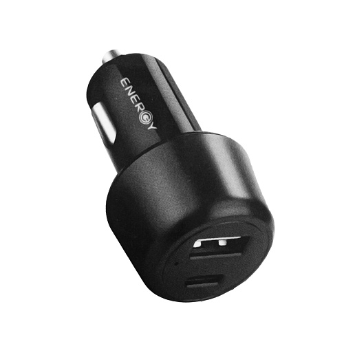 Energy - Dual 32W Car Charger / Black