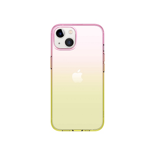 elago - Aurora Case for iPhone 13 / Pink/Yellow