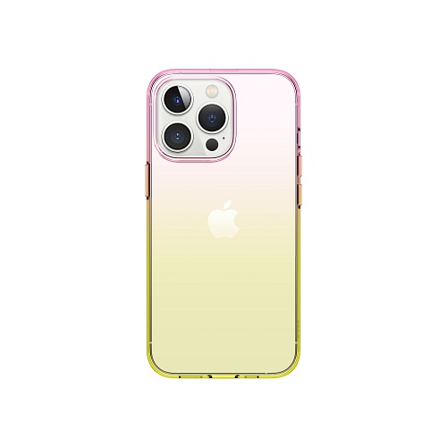 elago - Aurora Case for iPhone 13 Pro / Pink/Yellow