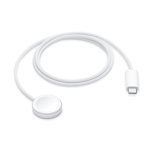 Apple - Apple Watch Magnetic Fast Charger to USB-C Cable (1m) / White