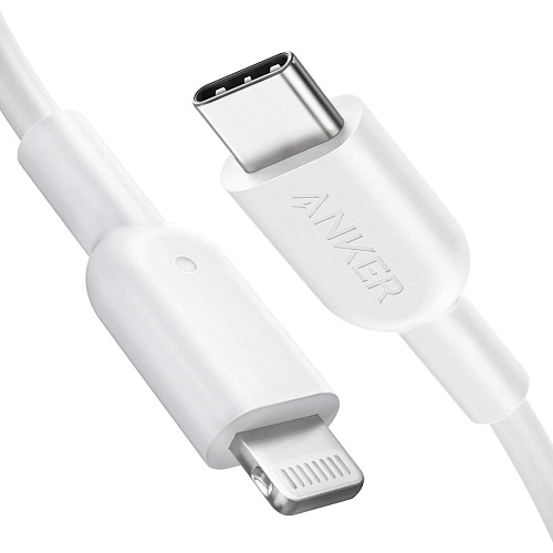 ANKER - Powerline Lightning to USB-C (1.8m) / White