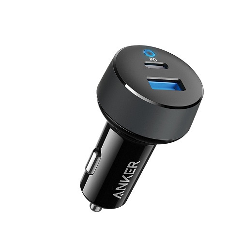 ANKER - PowerDrive Classic PD 2 Ports with Charging Cable / Black