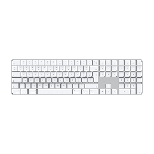 Apple - Magic Keyboard with Touch ID and Numeric Keypad for Macs with Apple silicon (Hebrew) / Silver