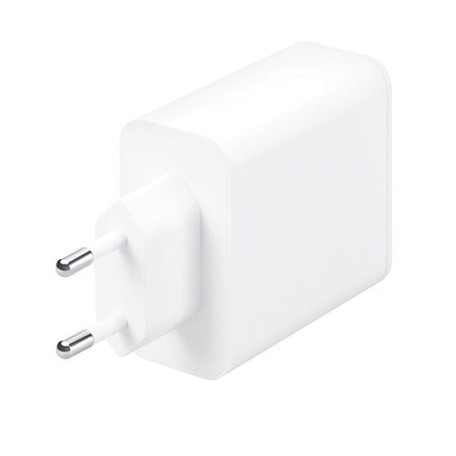 mophie - 67W Power Adapter (2 USB-C Ports) with USB-C Cable / White