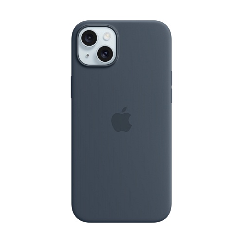 Apple - iPhone 15 Plus Silicone Case with MagSafe 