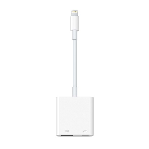 Apple - Lightning to USB 3 Camera Adapter / White