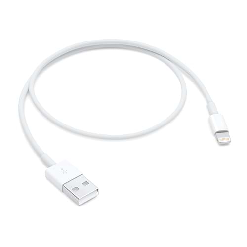 Apple - Lightning to USB Cable (0.5m) / White