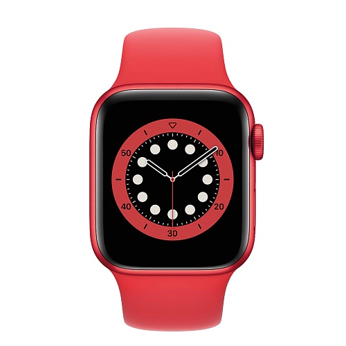 Apple - Apple Watch Series 6 GPS 40mm / PRODUCT(RED) Aluminium Case with PRODUCT(RED) Sport Band
